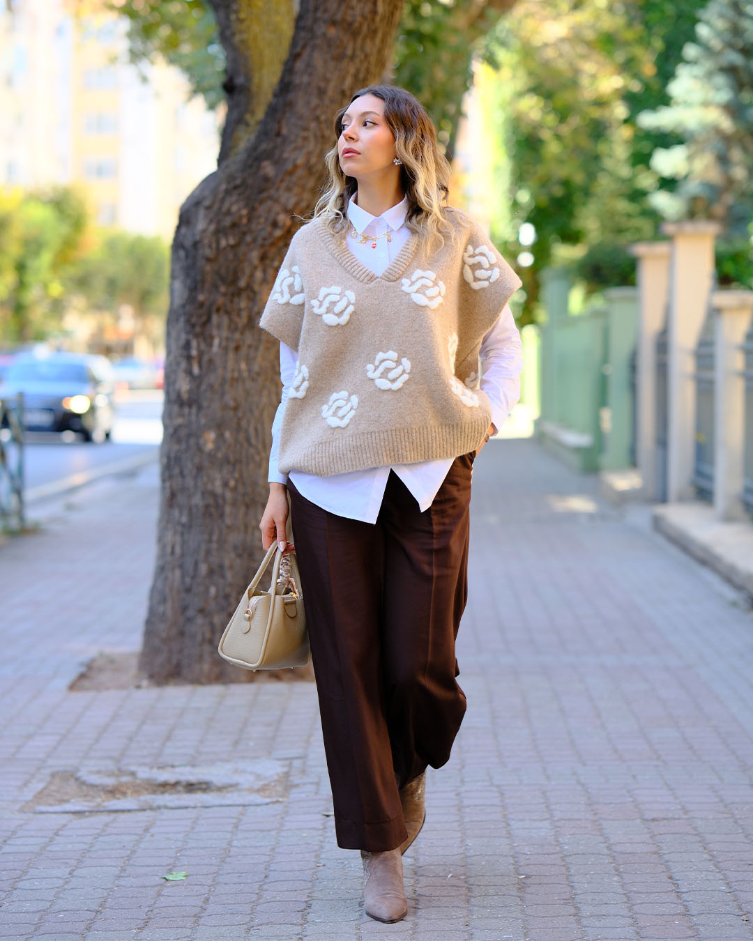 PİLELİ PARLAK BOL PANTOLON