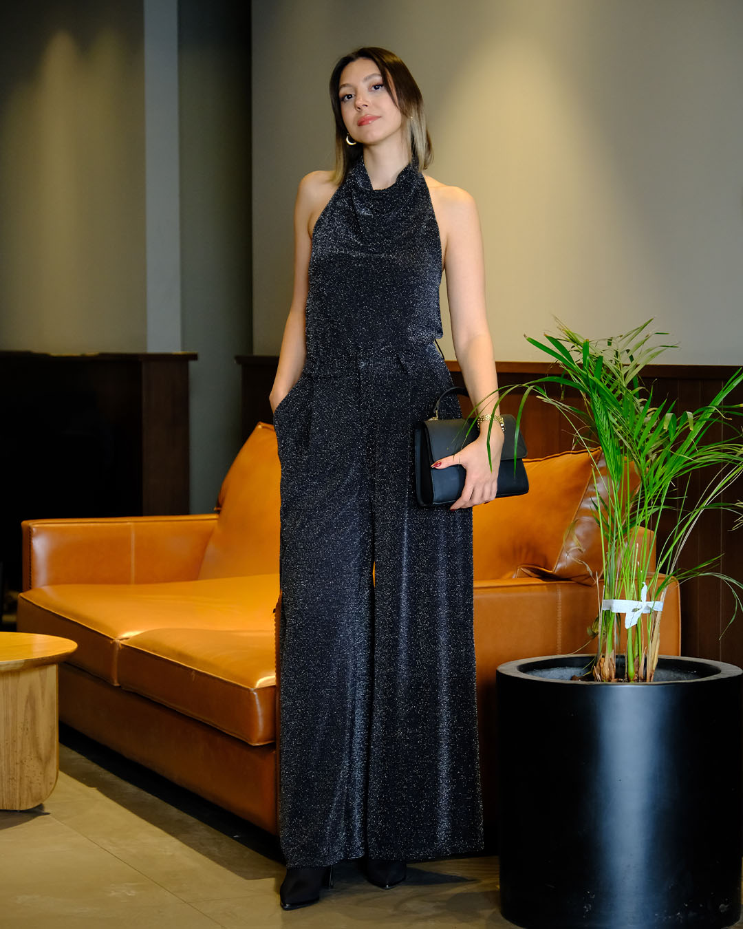 PİLELİ SİMLİ BOL PANTOLON