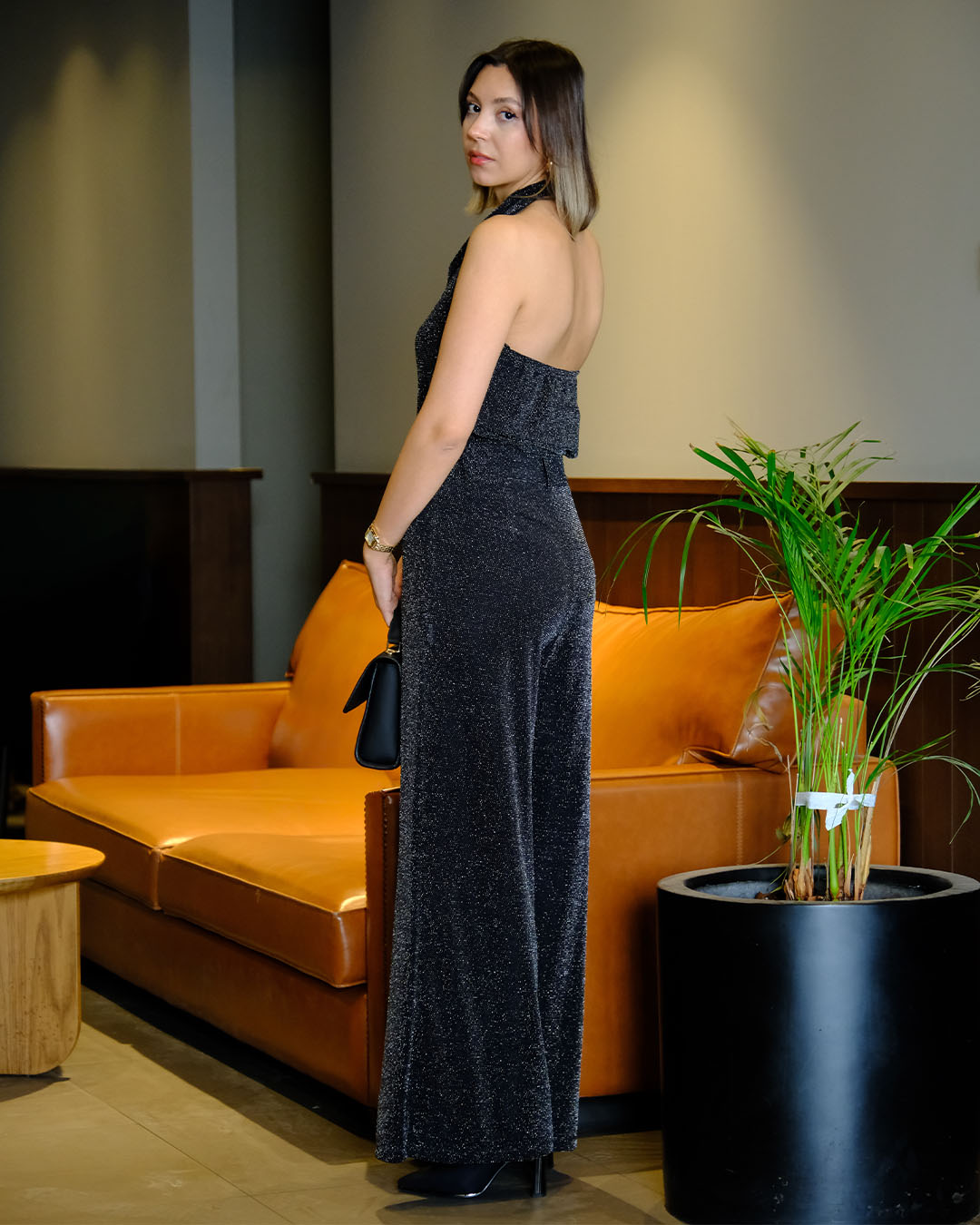 PİLELİ SİMLİ BOL PANTOLON