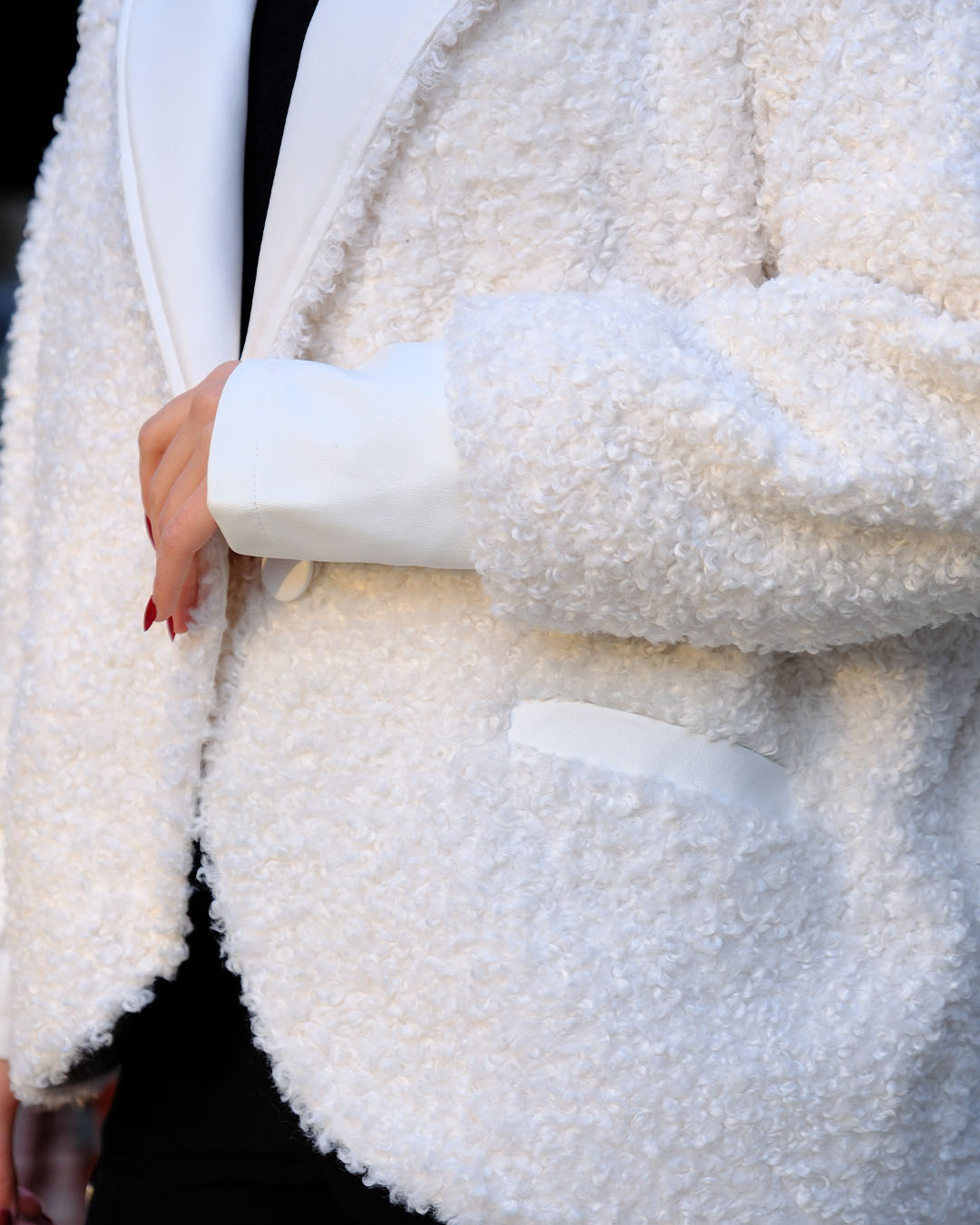 DERİ GARNİLLİ KIRÇILLI CEKET