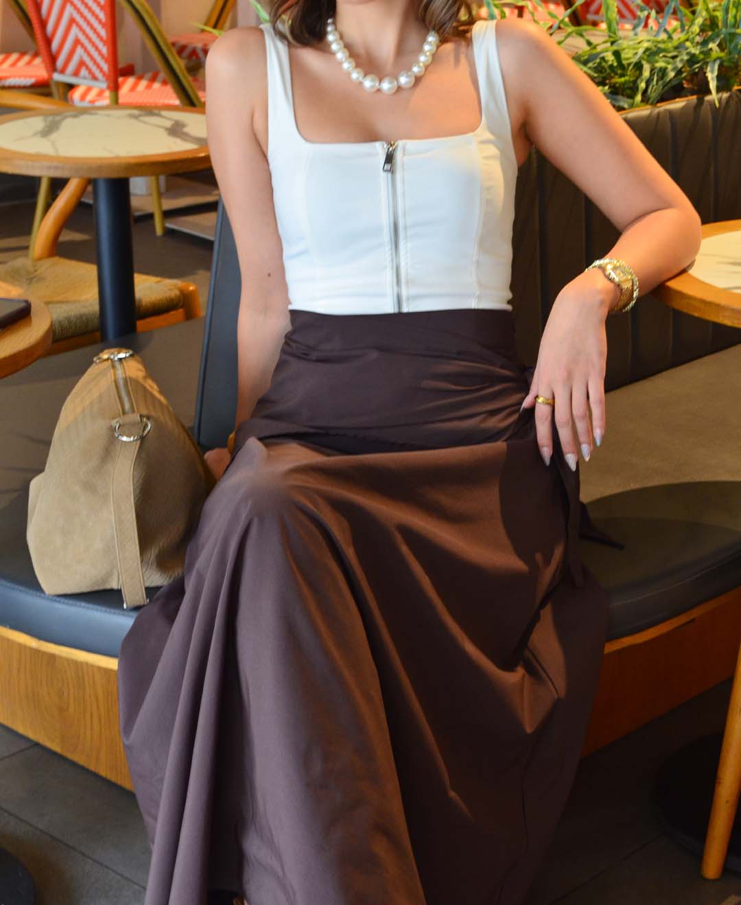 KASIN ASKILI FERMUARLI BLUZ