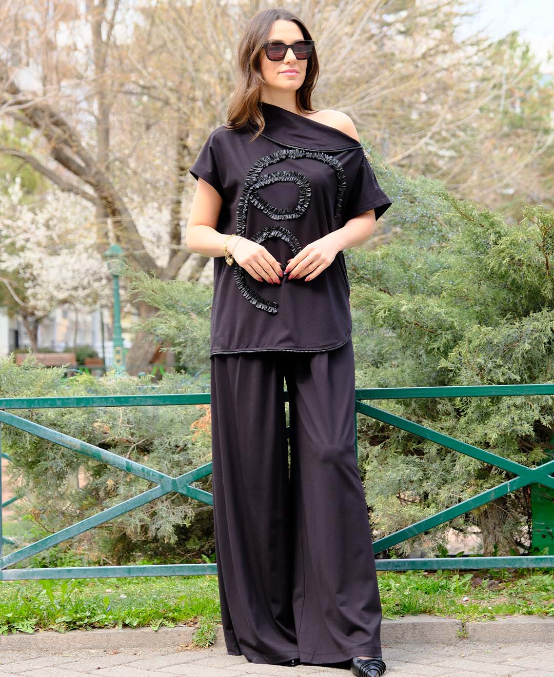 PİLELİ BOL PANTOLON