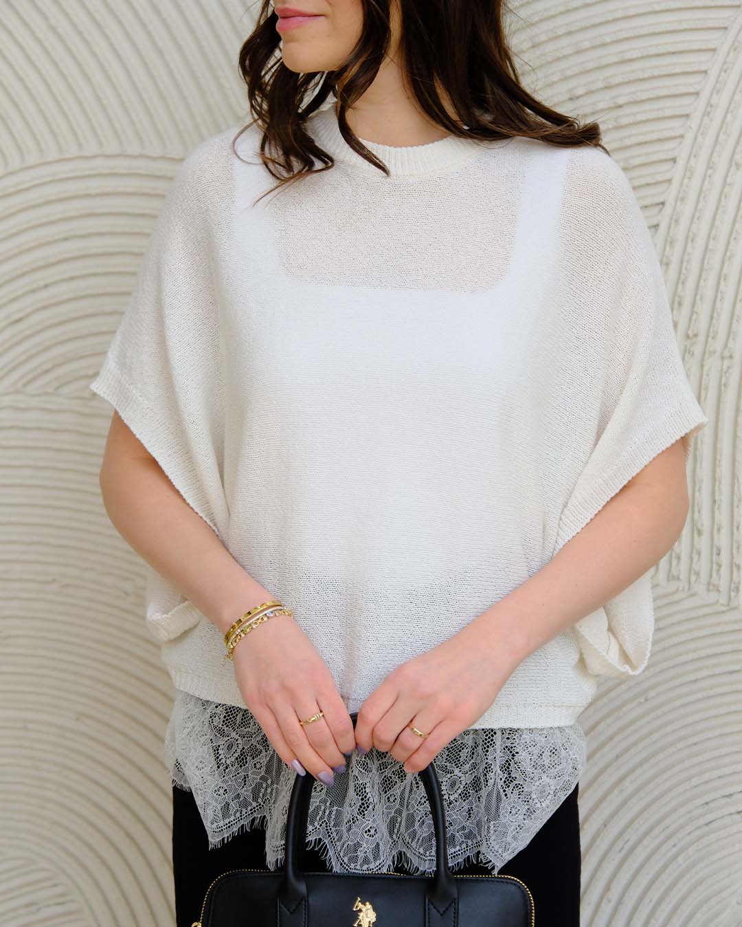 ETEĞİ DANTELLİ TRİKO