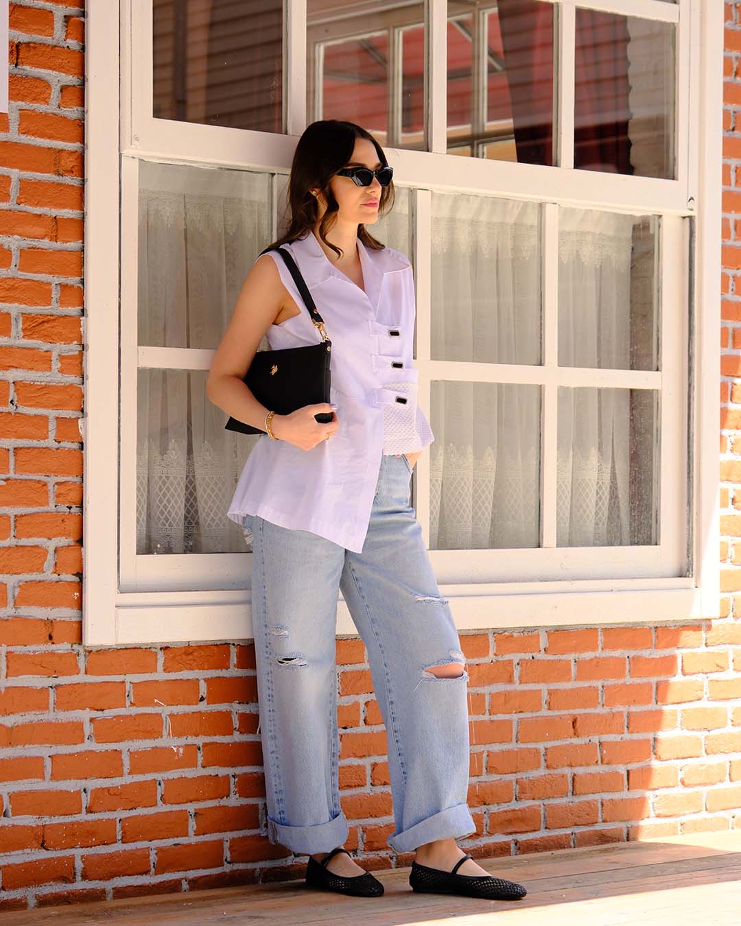 YIRTIKLI BOL KOT PANTOLON