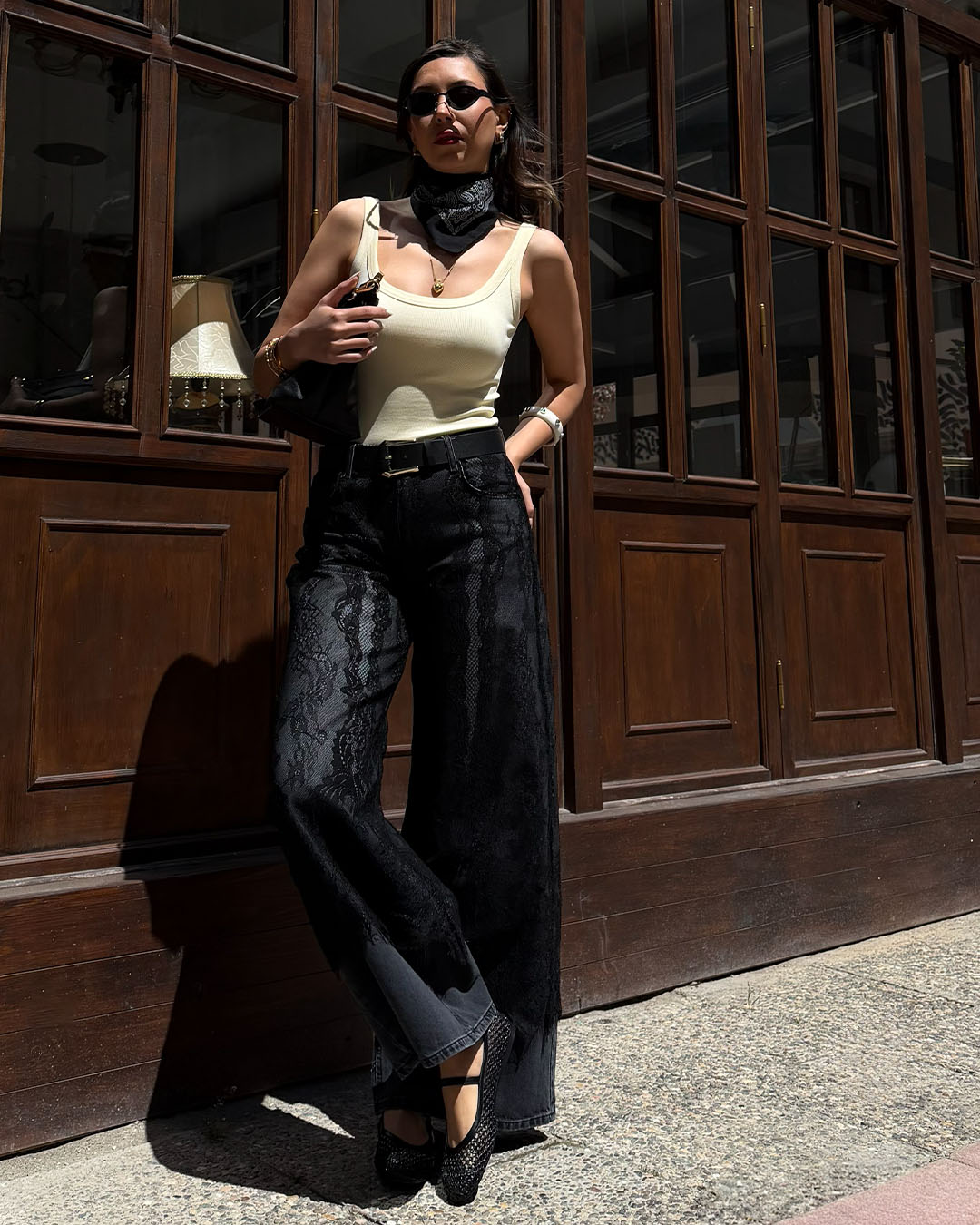 İÇİ KOT TÜLLÜ PANTOLON