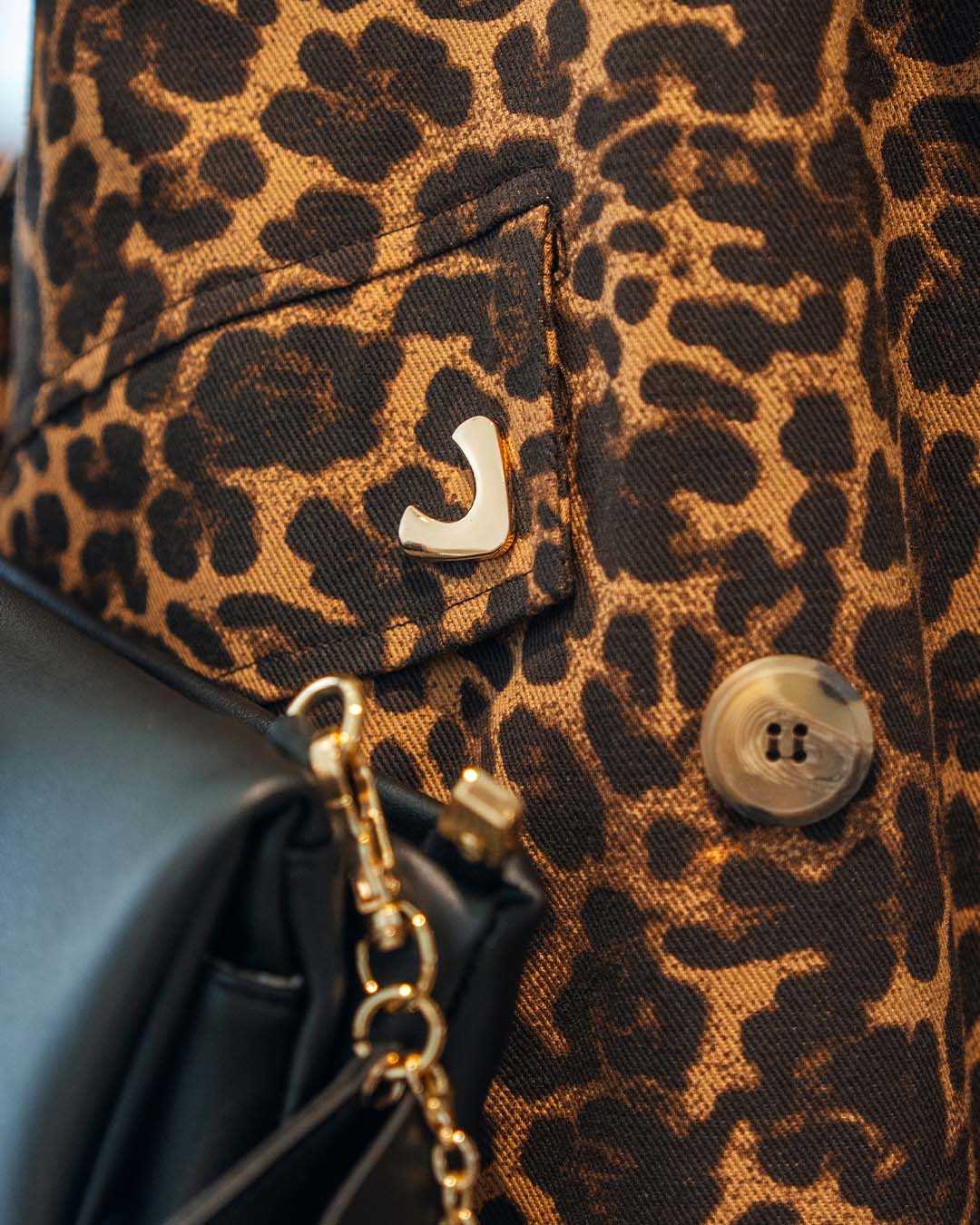 LEOPAR DESENLİ TRENCH